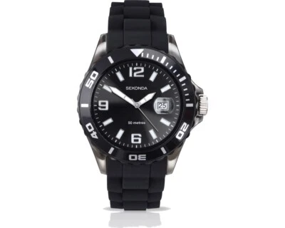 Mens Sekonda Party Time Rotating Bezel Magnified Date 50 Meters Luminous Watch - Image 1 of 4