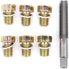 Universal Metal Oil Pan Drain Sump Plug Key Thread Repair Tools Kit M13x125mm