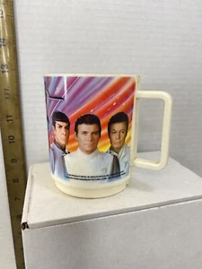 VTG Star Trek The Motion Picture Plastic Melamine Coffee Mug Cup 1979 - Picture 1 of 7