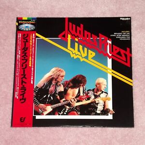 JUDAS PRIEST Live Screaming For Vengeance Tour - RARE 1984 JAPAN LASERDISC + OBI