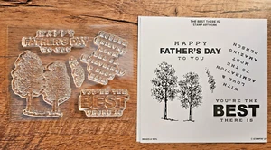 Stampin Up Papierkürbis DER BESTE DA IST Stempel Vatertag, Bäume, Papas NEU - Bild 1 von 1