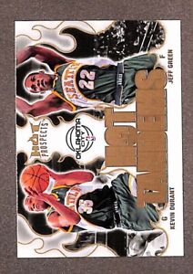 2008-09 Fleer NBA Hot Prospects #HT-18 Kevin Durant / Jeff Green Hot Tandems