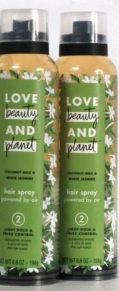 2 Ct Love Beauty And Planet 6.8 Oz Coconut Milk Jasmine 2 Light Hold Hair Spray - Image 1 of 1