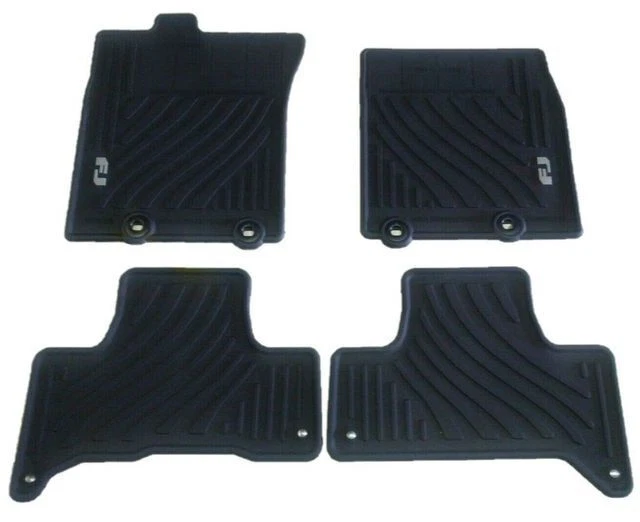 TOYOTA FJ Cruiser OEM All Weather Floor Mats Black Fits 2011 2013