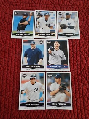 New York Yankees 2004 Upper Deck Vintage MLB trading cards, 6 Players - Image 1 of 4