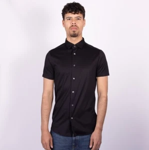 Emporio Armani Short Sleeve Shirt RRP £140 - Picture 1 of 10