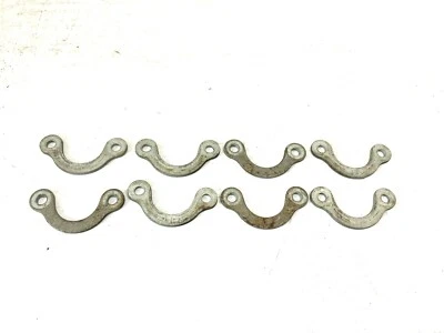 97-00 JAGUAR XK8 XK 8 4.0L V8 FUEL INJECTOR LOCK CLAMP CLIP MOUNT SET OF 8 USED  - Imagem 1 de 4