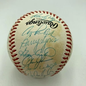 1987 New York Mets Team Signed National League Baseball Gary Carter JSA COA - Picture 1 of 11