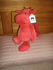 Jellycat Medium Red Bashful Dragon with Tags