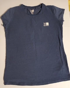 Karrimor T-shirt Blue Uk Size 10 Short Sleeve Round Neck - Picture 1 of 19