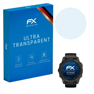 atFoliX 3x Displayschutzfolie für Garmin Fenix 7 Pro 47 mm Schutzfolie klar - Zdjęcie 1 z 8