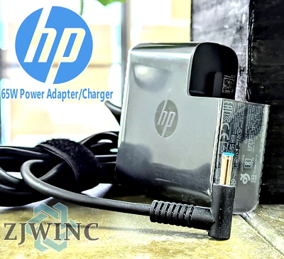 Cargador Adaptador CA Original 65W HP Punta Azul 19.5V Pavilion 853605-001 TPN-LA05 Foto 1 de 4
