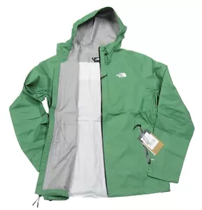 The North Face Men's Deep Grass Green Alta Vista Waterproof Full Zip Jacket - Picture 1 of 8