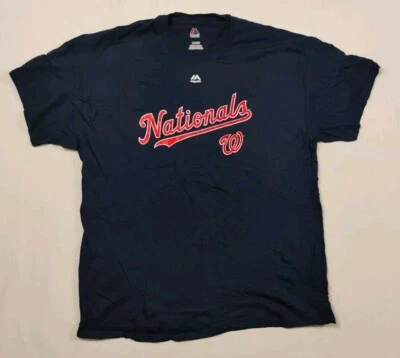 MLB Majestic Washington Nationals “Blue Eye” #31 Camiseta Para Hombre XL Nueva Sin Etiqueta Foto 1 de 4
