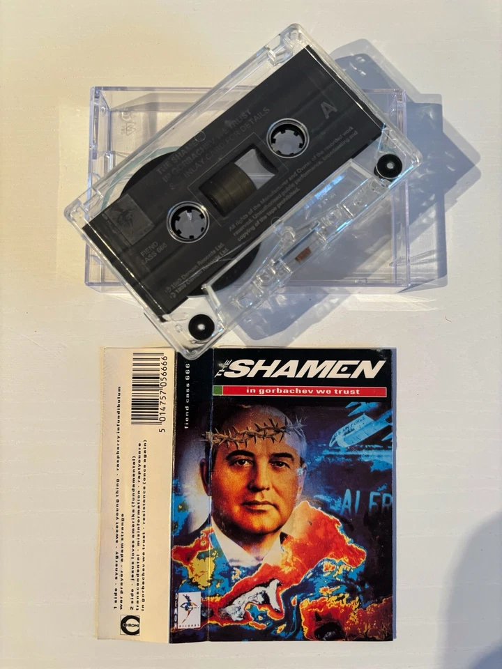 THE SHAMEN - IN GORBACHEV WE TRUST (UK CASSETTE TAPE) - Image 1 of 4