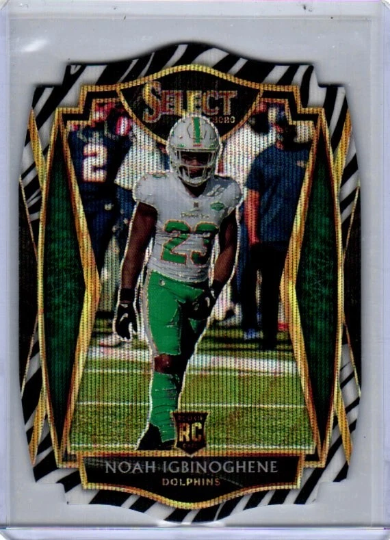 Noah Igbinoghene (RC) Zebra Die-Cut SSP Case Hit Super Short Print - Image 1 of 2