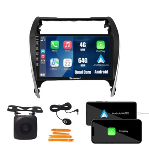 Android Car Stereo Carplay Radio For Toyota Camry 2012 2013 2014 Navi WiFi 4+64G - Picture 1 of 15