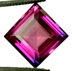 18.35 Cts GGL Certified Emerald Shape Natural Bi Color Sapphire Gemstone - Bild 1 von 6