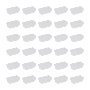0.6 Inch Dust Plug, 30 Pcs Anti Dust Plug Cover Female End, Clear - Photo 1 sur 6