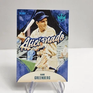 Hank Greenberg 2021 Panini Diamond Kings #A-3 Aficionado Holo Blue #/99 - Picture 1 of 2