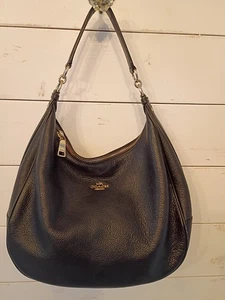 Cartera de Hombro Coach Cuero Harley Hobo Auténtica Cremallera Una Correa F38259 Boho - Imagen 1 de 15