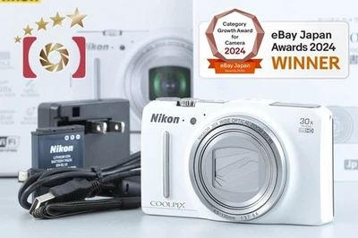 Nikon COOLPIX S9700 Elegant White 16.5 MP Digital Camera w/ Box [Excellent] - Image 1 of 4