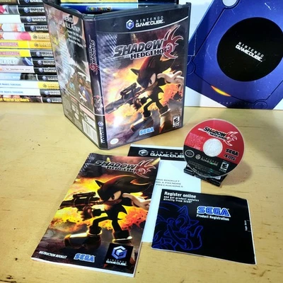 Shadow Hedgehog Nintendo GameCube Black Label Game Complete CIB Manual-Reg Card - Image 1 of 4