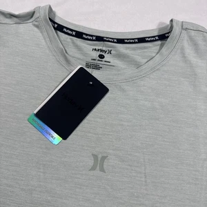Hurley Tank Top Men's Large Green Exist Icon Logo Spacedye Sports Performance - Picture 1 of 8