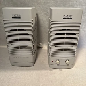 Altec Lansing ACS5 Multimedia Computer Speakers OEM Power - TESTED-Vintage - Picture 1 of 9