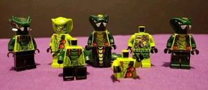 Lego Ninjago Serpentin Schlange Minifigur Lot Venomari Acidicus Lasha Stck. Lot - Bild 1 von 15