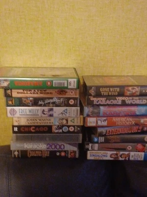 17 VHS Tapes Movies Bundle Job Lot Titles See Photos and some rare ones  - Image 1 of 4