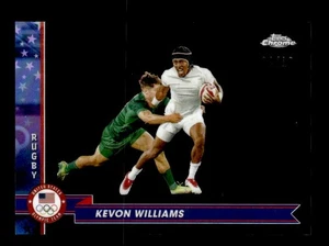2024 Topps Chrome U.S. Olympics #111 Kevon Williams Black Refractors #/10 - Picture 1 of 2