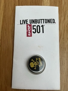 Levi’s 501 Denim Jean Button Cover Customise Your Jeans! Cool Present Gift Idea - Picture 1 of 3