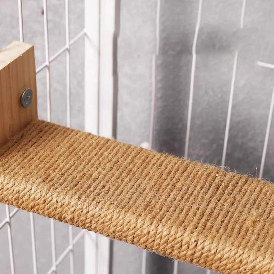 Cat Wall Bed Modern Scratching Post Cat Climbing Ladder Kitten Wall Furniture - Image 1 of 1