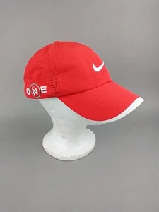 Nike One VR Golfmütze Erwachsene Einheitsgröße verstellbar rot leicht atmungsaktiv Swoosh - Bild 1 von 11