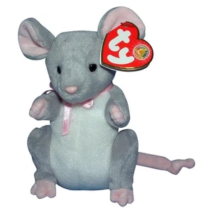 Ty Beanie Baby Breadcrumbs - MWMT, Mouse BBOM - Picture 1 of 1