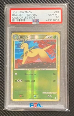 Pokémon Bayleef Call of Legends Reverse Foil PSA 10 - Image 1 of 2