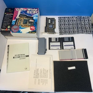 Vintage ~ Tekram Technology DC-390F Wide SCSI Controller Card PCI Adapter - Picture 1 of 7