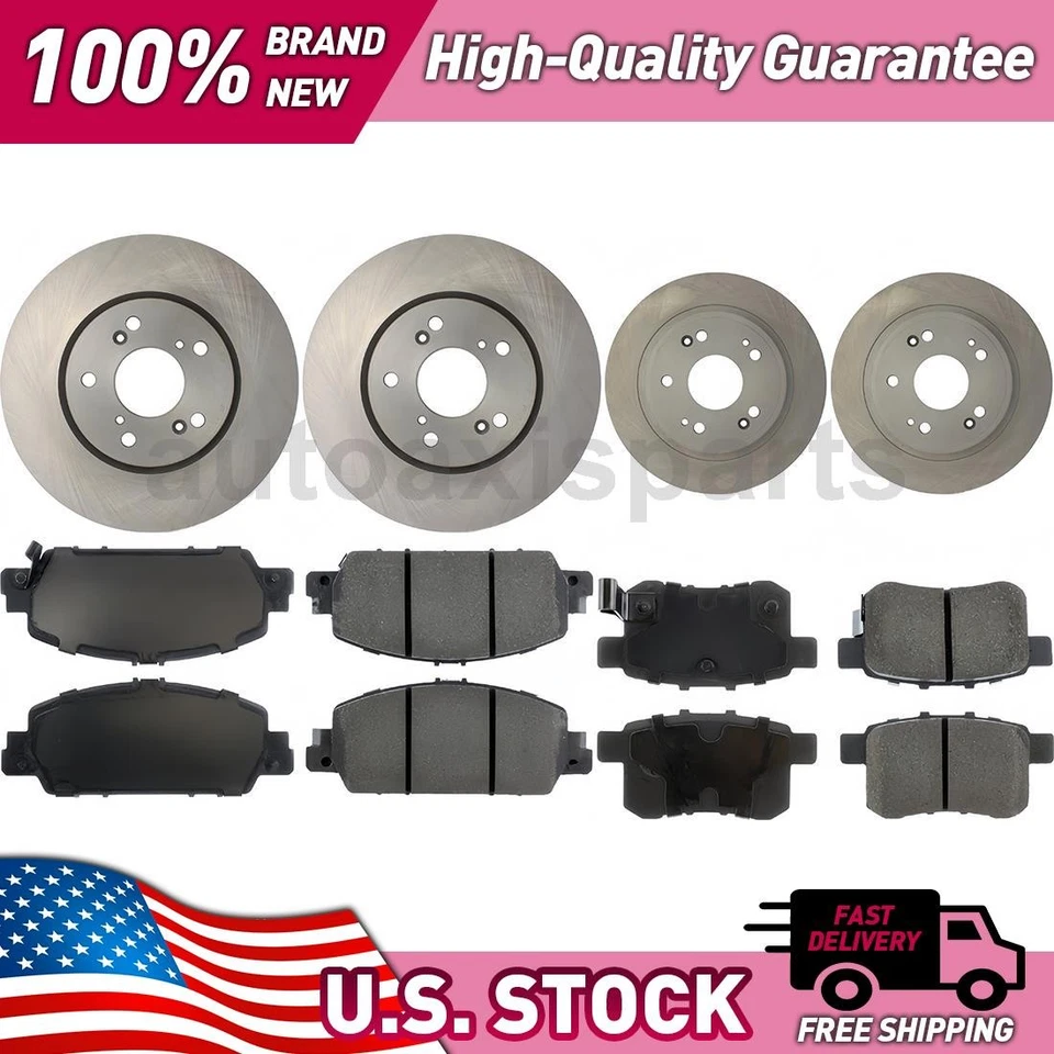 Kit de actualización de freno de disco de piezas centradas delanteras y traseras para Honda Accord 2013-2017 Foto 1 de 1