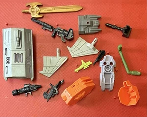 Vintage G1 TRANSFORMERS Weapons & Parts LOT 1985 ROADBUSTER OPTIMUS SHOCKWAVE - Picture 1 of 1