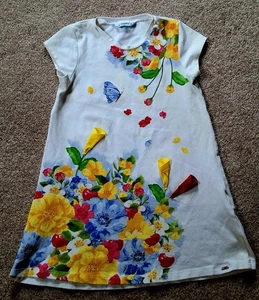 Vestido Floral Niña 6-7 Diseñador Mayoral, ¡Excelente Estado! PVP: 65€ - Imagen 1 de 2