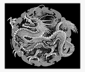 ARTE DE LÍNEA CHINATOWN DELGADO LIZZY. CUBIERTA FRONTAL. Estampado artístico 23x16 de Jim Fitzpatrick - Imagen 1 de 1