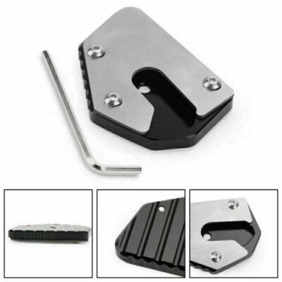 CNC Kickstand Side Stand Plate Extension Pad Fit SUZUKI DL650 V-STROM 650 12-19 Foto 1 de 4
