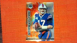 2021 Panini Mosaic #SF3 Josh Allen Straight Fire Silver - Picture 1 of 2