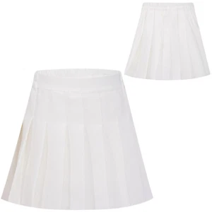 Kids Girls Miniskirt Solid Color A-Line Skirts Picnic Pleated Skirt Summer Golf - Picture 1 of 60