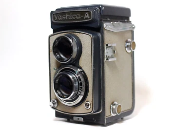 RARE Film Tested CLA'd［Exc+5］Gray Yashica A TLR 6x6 Camera 80mm f/3.5 From JAPAN - Image 1 of 4