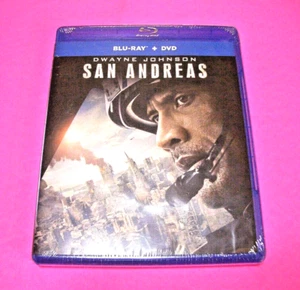 SAN ANDREAS - BLU-RAY & DVD - 2016 - 2 DISC SET - FACTORY SEALED - BRAND NEW - Foto 1 di 2