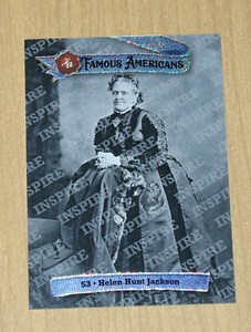 2021 Historic Autographs Famous Americans parallel foil Helen Hunt Jackson 1/25