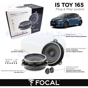 Casse Altoparlanti Anteriori FOCAL plug e play IS TOY 165 per TOYOTA YARIS IV - Picture 1 of 8