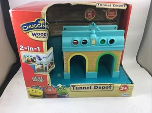 Chuggington Tunnel Depot Wood Railroad Track Bridge & Tunnel New in Box - Picture 1 of 10